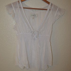 Abercrombie and Fitch Sheer Blouse
